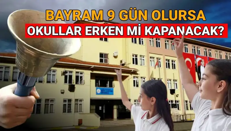 2024-2025 Eğitim Yılında MEB Okul Kapanma Takvimi ve Bayram Tatili