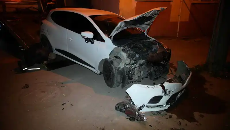Alkollü Sürücünün Dehşet Saçtığı Olayda 5 Araç Hasar Gördü