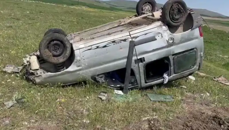 Konya'da Otomobil Takla Attı: Sürücü ve Yolcu Yaralandı