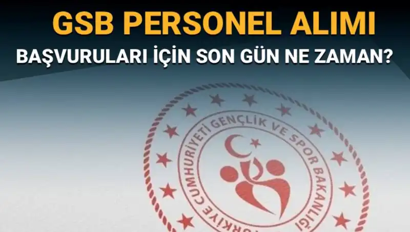 Gençlik ve Spor Bakanlığı Personel Alımı Başvurularında Son Gün Yaklaşıyor