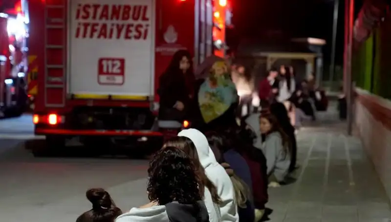 2500 Kişilik Kız Öğrenci Yurdunda Yangın: Acil Durum Ekibi Harekete Geçti