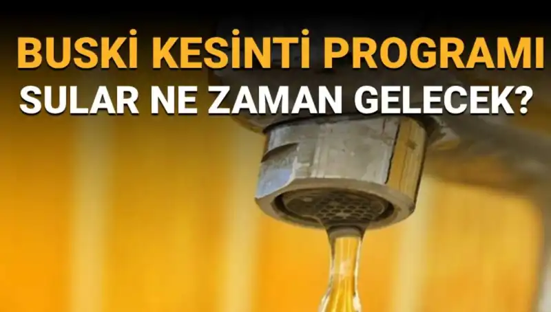 Bursa Nilüfer’de Sular Ne Zaman Gelecek? BUSKİ Su Kesintisi Programı Açıklandı