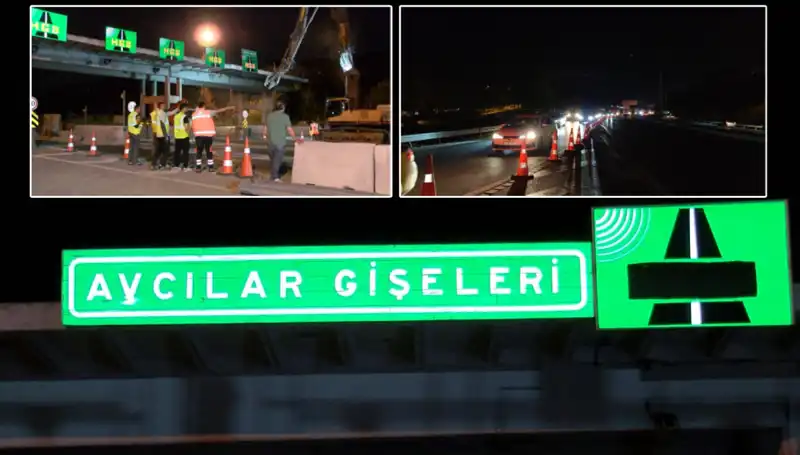 İstanbul'da Trafik Durumunu Alt Üst Eden Kapama: Avcılar Gişeleri Çift Yönlü Kapatıldı!