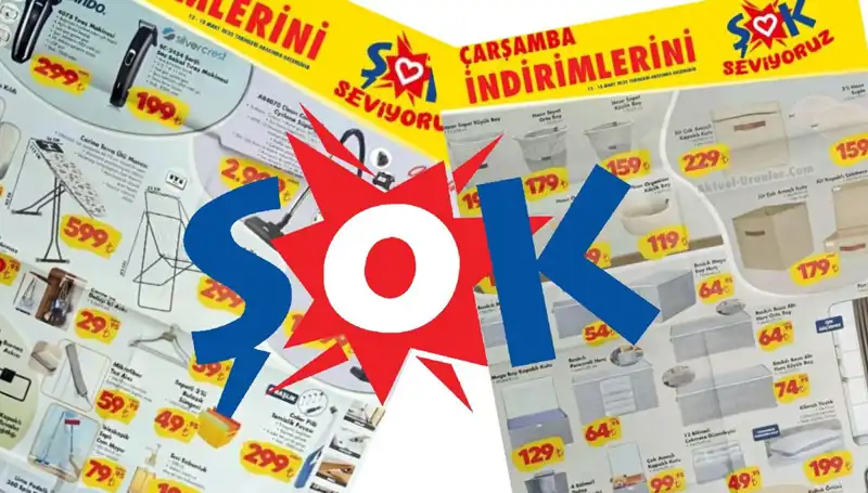 Çarşamba Günü Şok Market'te Kaçırılmayacak Fırsatlar: Mop, Elektrikli Süpürge ve Ütü Masası