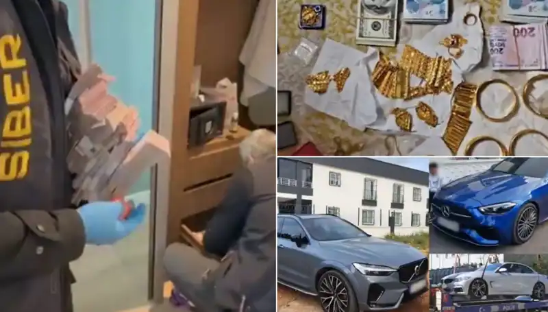 39 Şehirdeki Dev Operasyon: Balya Balya Paralar ve Lüks Araçlar Ele Geçirildi!