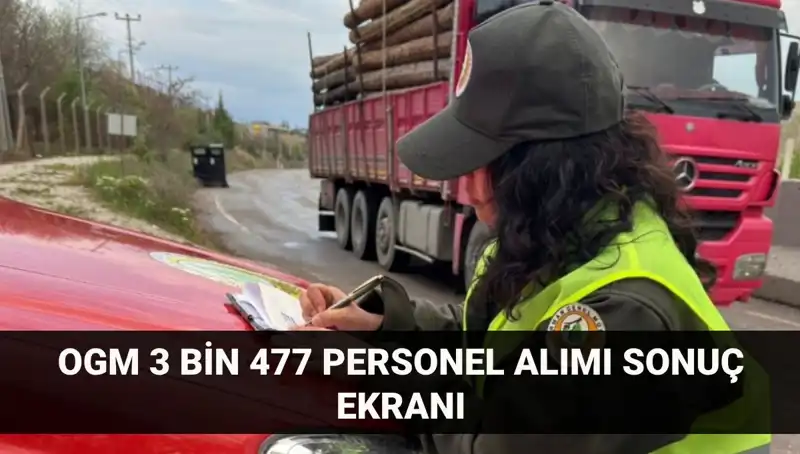 Orman Genel Müdürlüğü 2025 Personel Alımı: Sonuçlar Açıklandı mı?