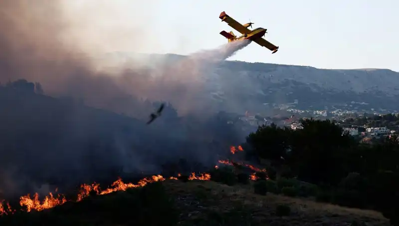 Sakız Adası'ndaki Orman Yangını: Nihayet Kontrol Altında!