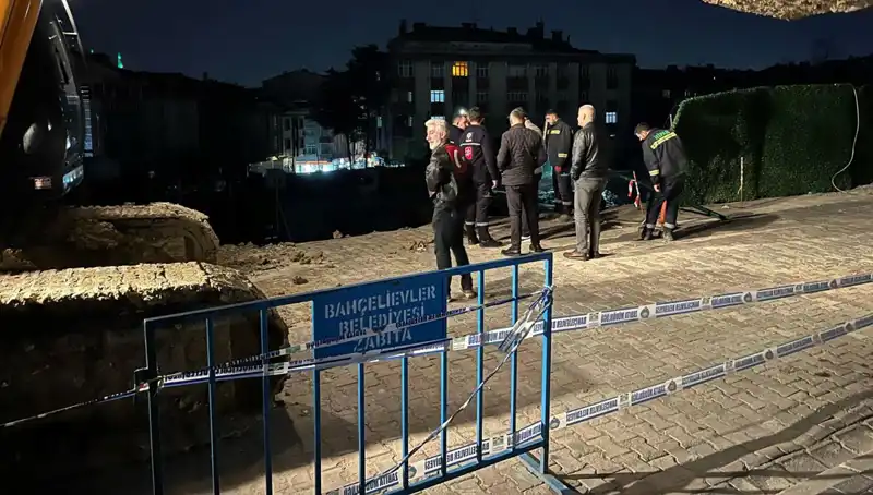 İstanbul'da İnşaat Alanında Büyük Çökme: Hayati Tehlike Oluştu