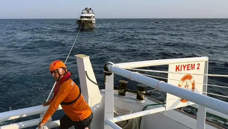 Marmaris Açıklarında Sürüklenen Tekne Dramı: Kurtarma Operasyonu Zamanla Yarıştı