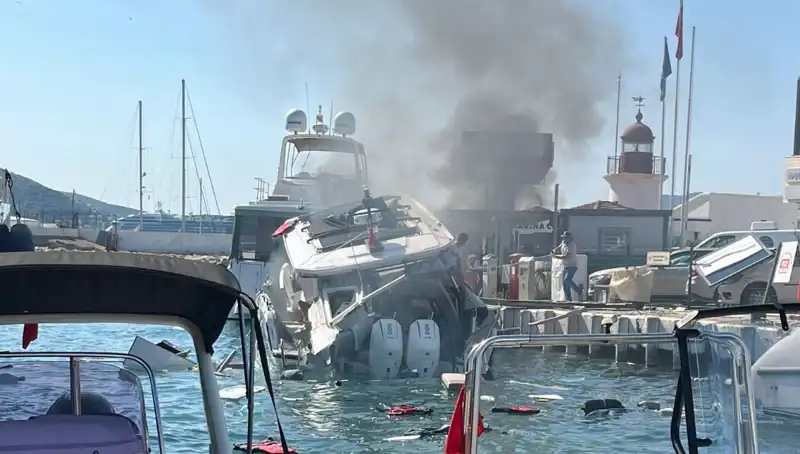 Bodrum'da Tekne Patladı: Korkutan Olayda Yaralılar Var!