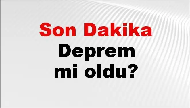 Kütahya'da Son Dakika Deprem: Ne Oldu, Neden Oldu?